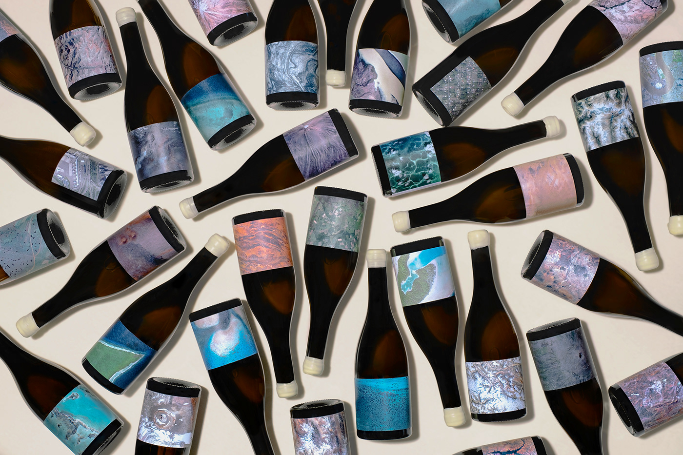 brand identity branding  google graphic design  Photography  typography   wine Packaging Landscape wine label