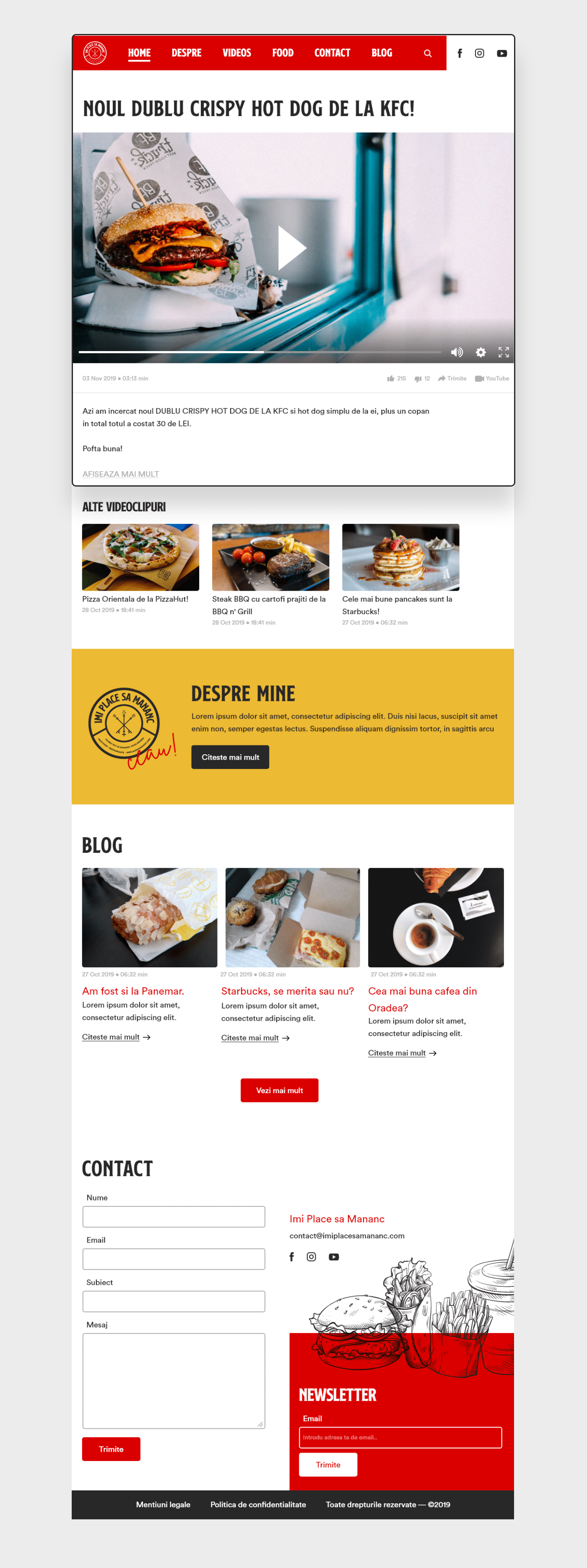 Food  branding  restaurant Fast food rebranding Webdesign logo identity