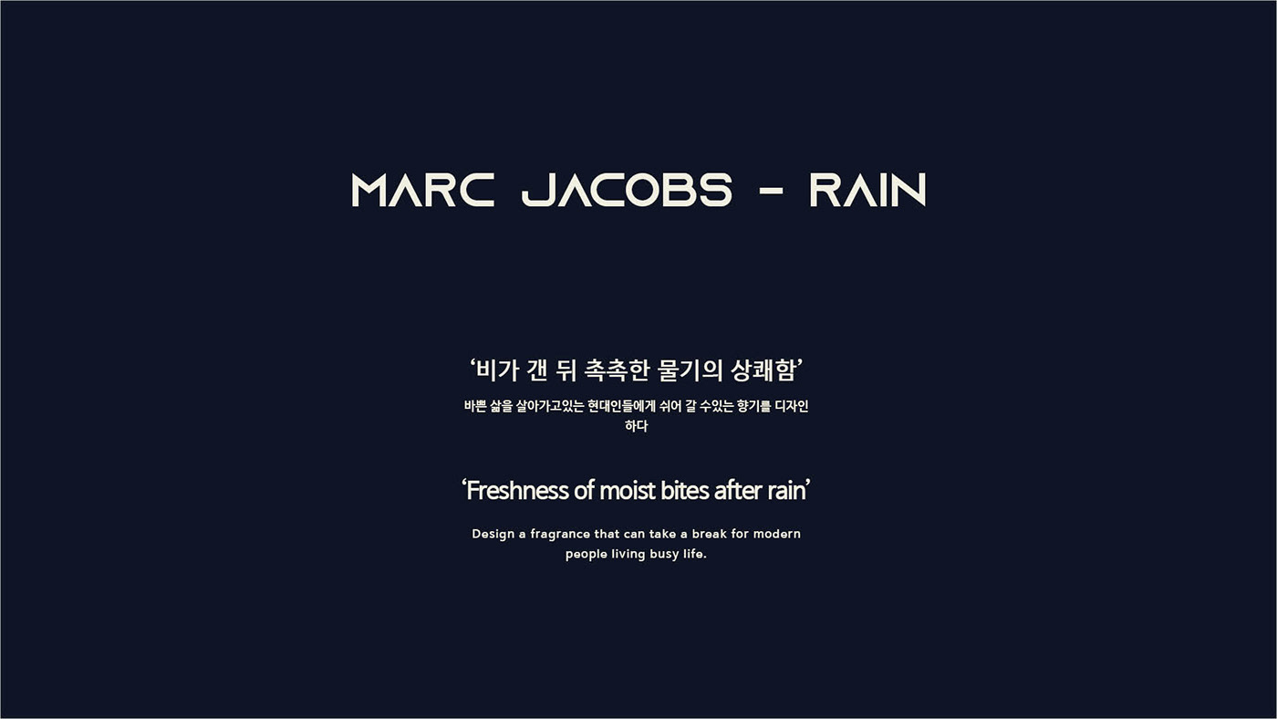branding  Marc Jacobs rain after rain Nature field Dew natural perfume wet