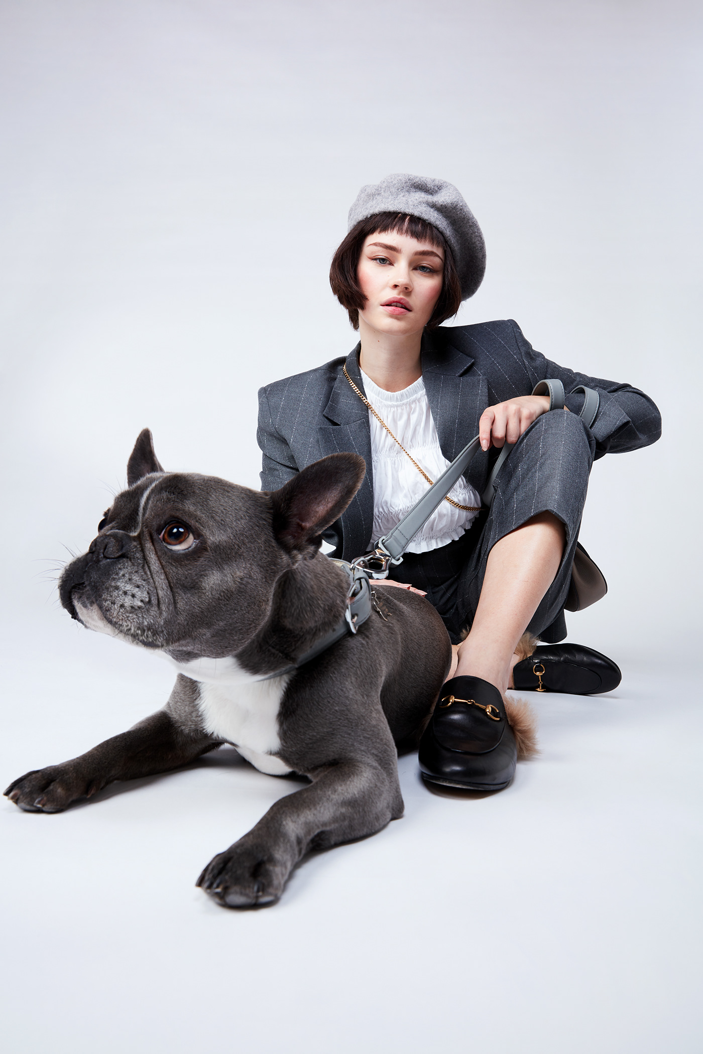 Fashion  editorial magazine comission dogs chanel gucci women Photography  moda