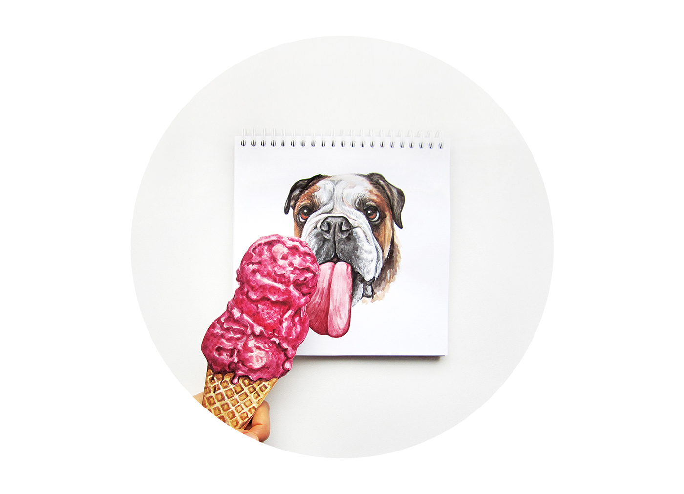 dog photo sketch watercolor interactive hand animal cute funny draw