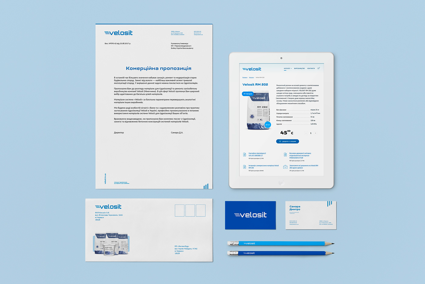 Corporate Identity branding  Branding Identity graphic design  design blue business card Catalogue brochure