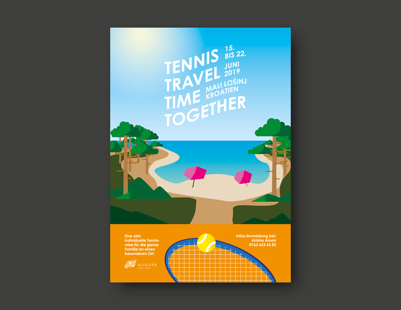 tennis sport Tournament identity brand club print logo poster party
