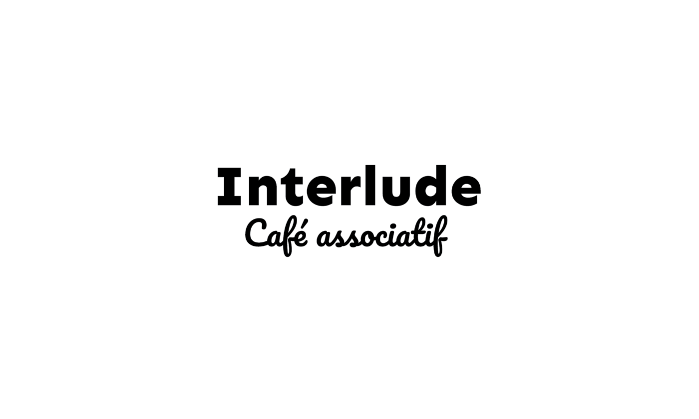 Association cafe cafe associatif interlude écologique lignes ininterrompues logo Musique Pictogramme vourey