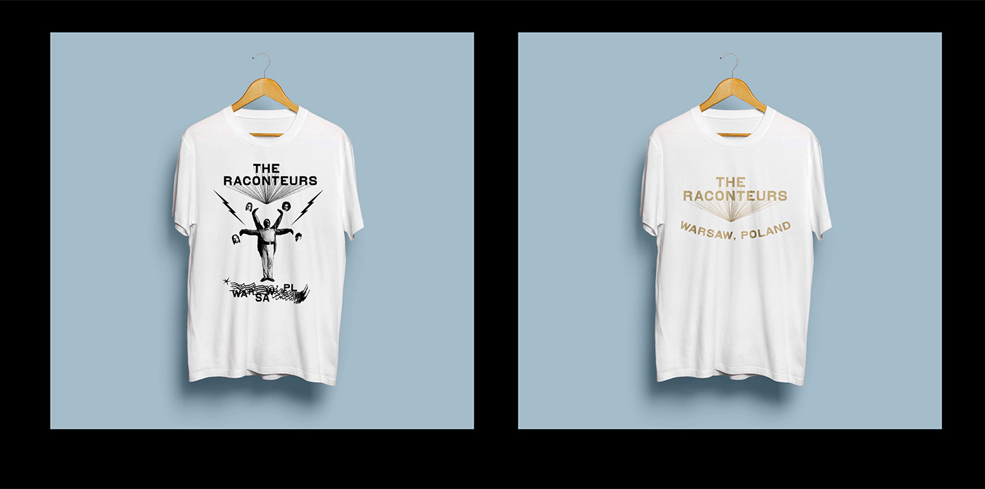 jack white Raconteurs fanclub Merch graphic design  tshirt music design