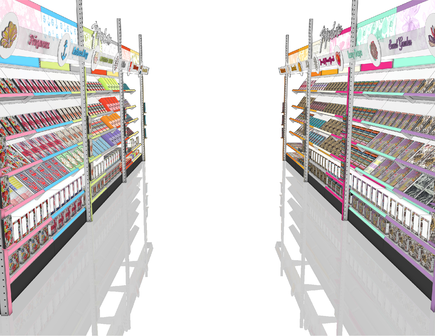 Display Retail design merchandising Fixtures posm pos store