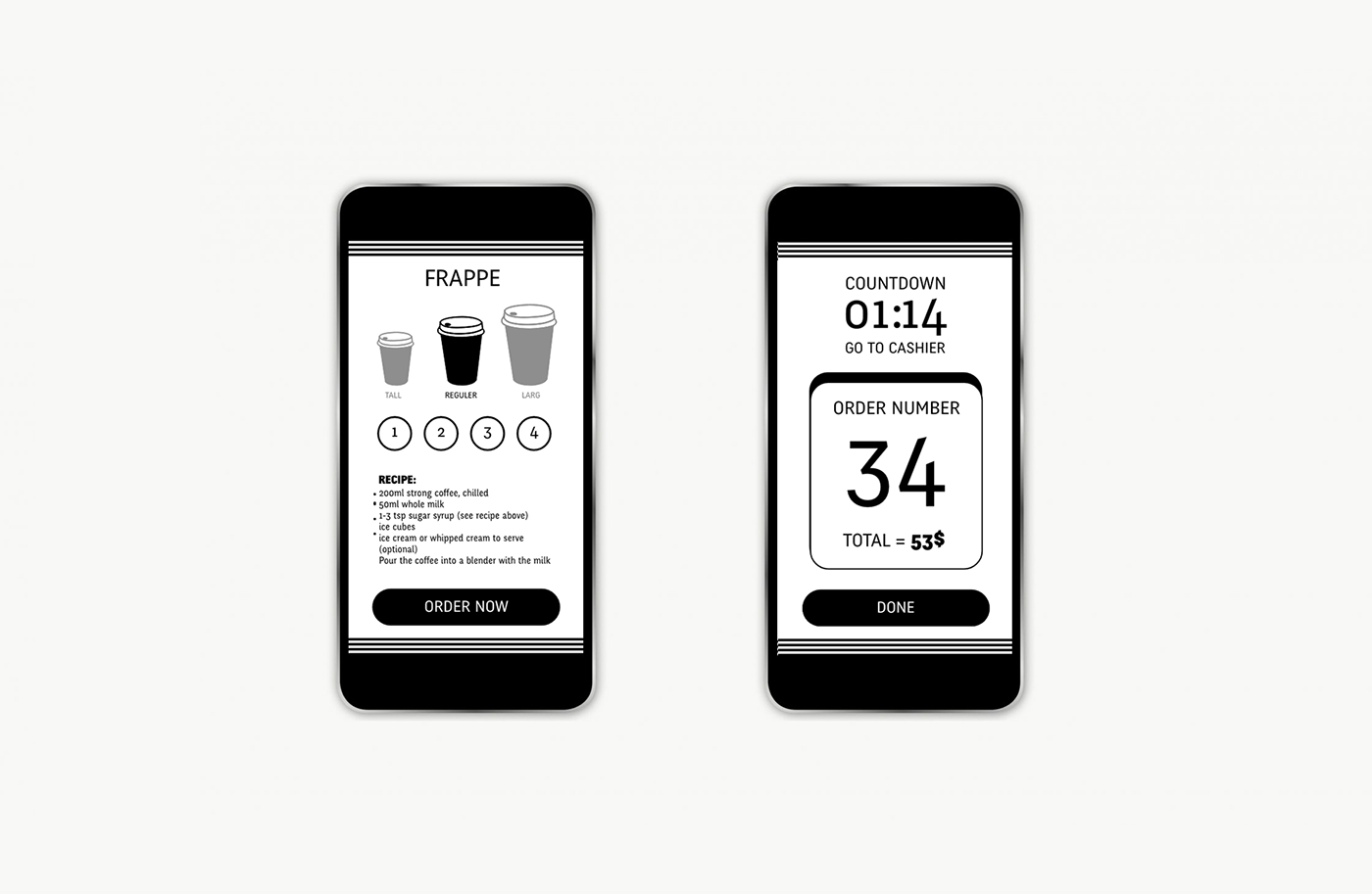 branding  UI Mobile app Coffee bean drink xD logo Packaging creative