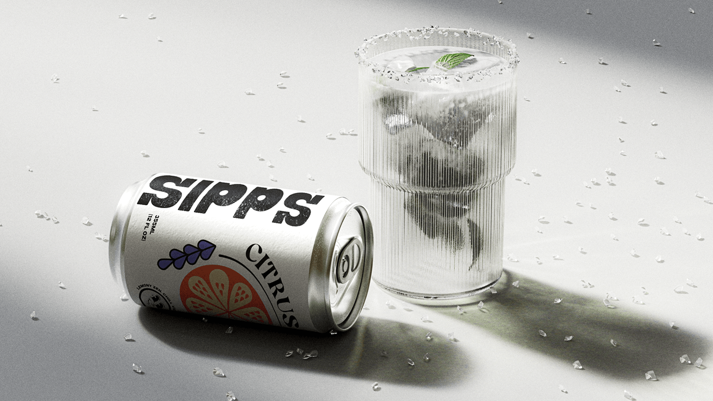 drink beverage Food  branding  brand identity Graphic Designer visual identity Logo Design Packaging can