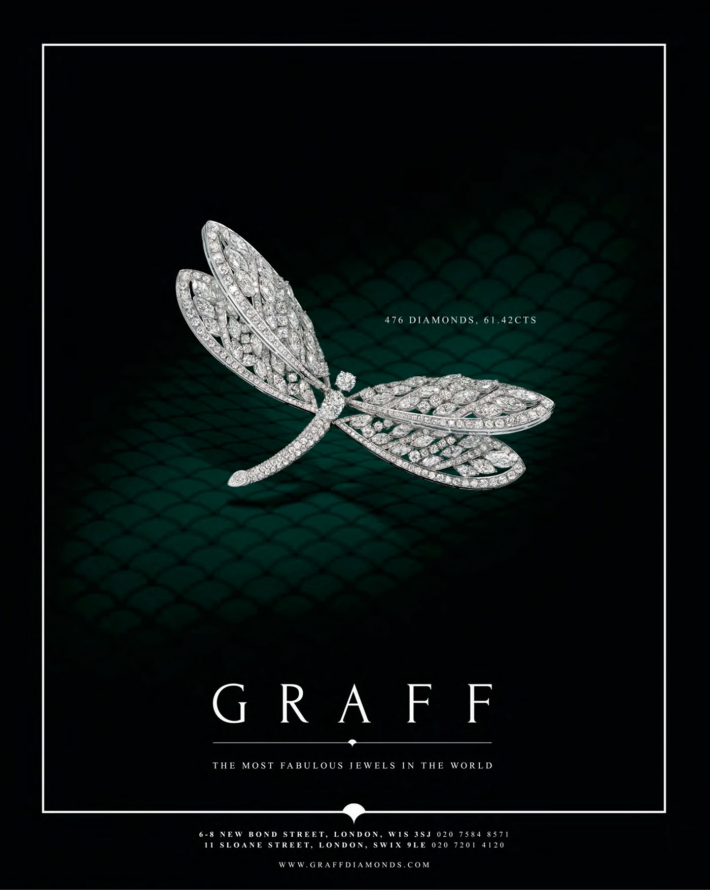 Adobe Portfolio graff graff diamonds diamonds Jewellery jewelry green fishscale pattern