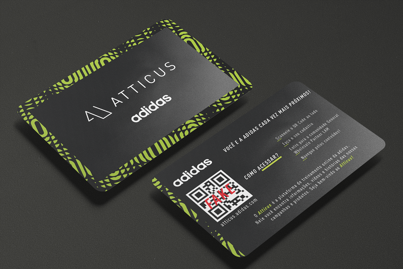 adidas cartão digital design gráfico designer graphic brand identity adobe illustrator vector