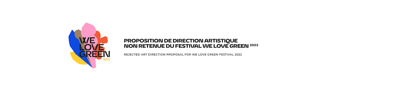 affiche affiche concert Art direction festival Ecology festival branding festival poster ILLUSTRATION  Music Artwork Sustainable WE LOVE GREEN