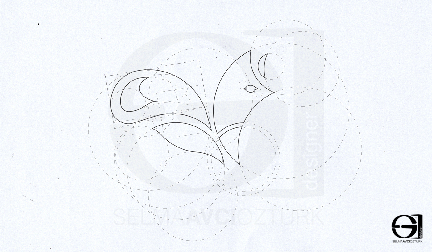 logo corporate identity graphic design  vixen abstract adobe