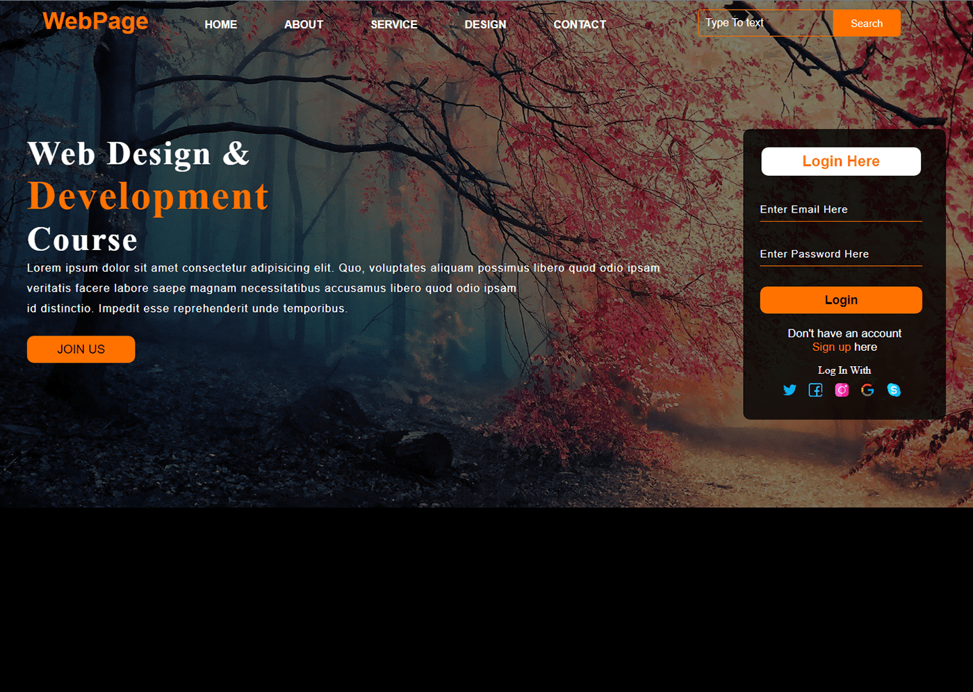 ui design Figma landing page Web Design 