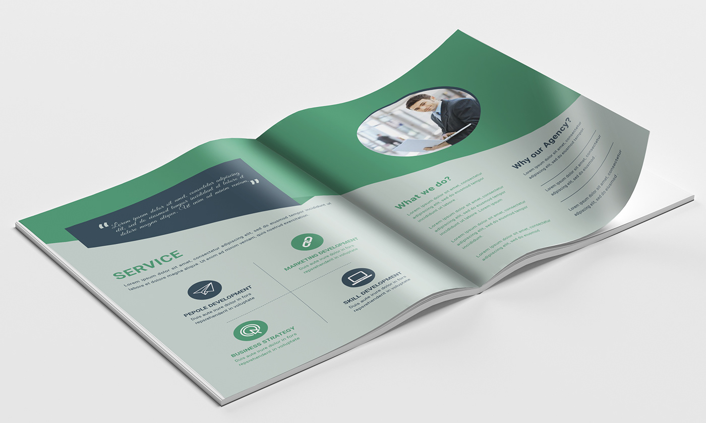 company profile template Free Template free download Mockup flyer brochure print ready template ui design powerpoint presentation presentation color