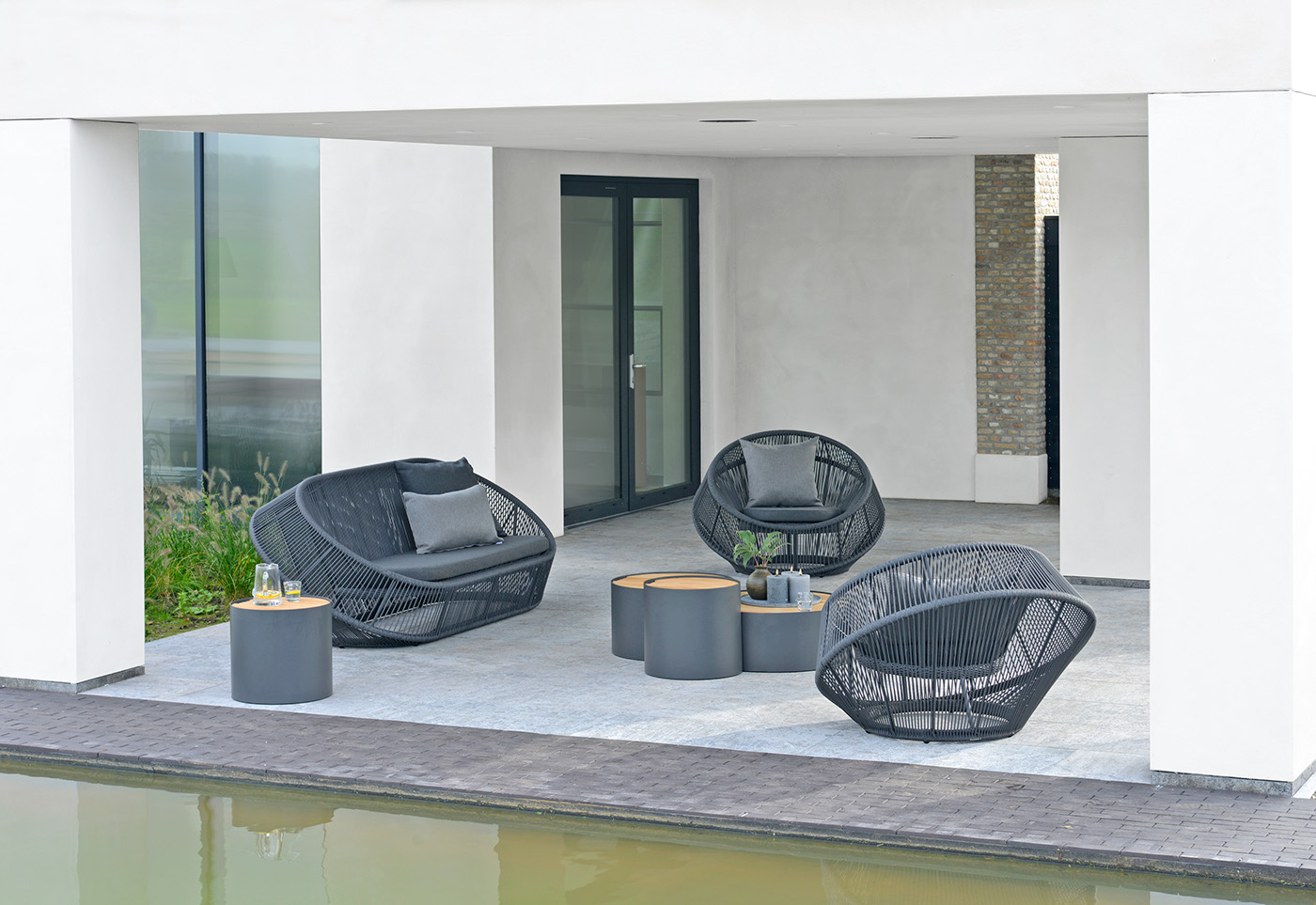 gardenfurniture furniture design  product design  industrial design  outdoor furniture Design furniture WOVEN STRUCTURES 