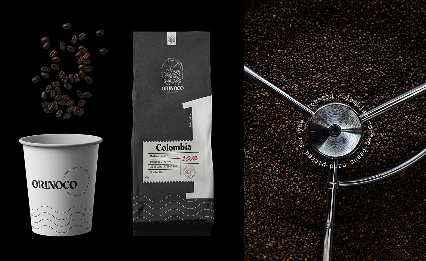 brand identity branding  cafe coffee beans coffee brand coffee logo cofffee  colombia