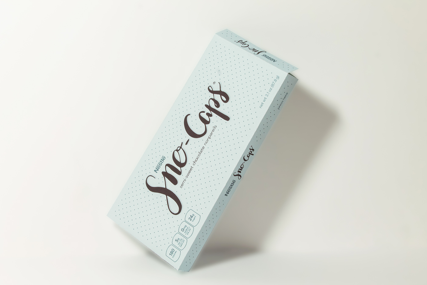 Candy Packaging Sno-Caps box