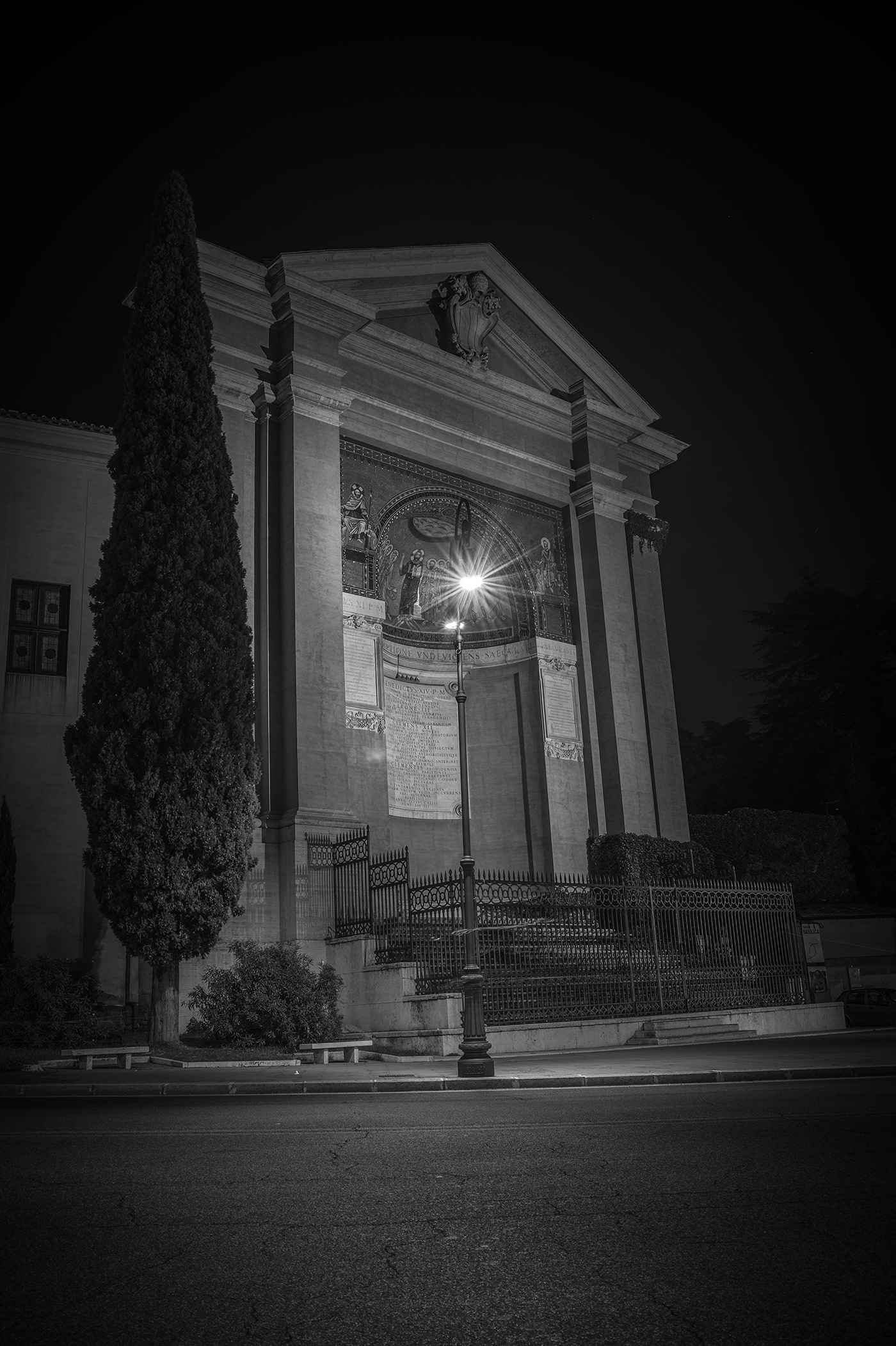 bw Canon city HDR lights monumental monuments night Rome town