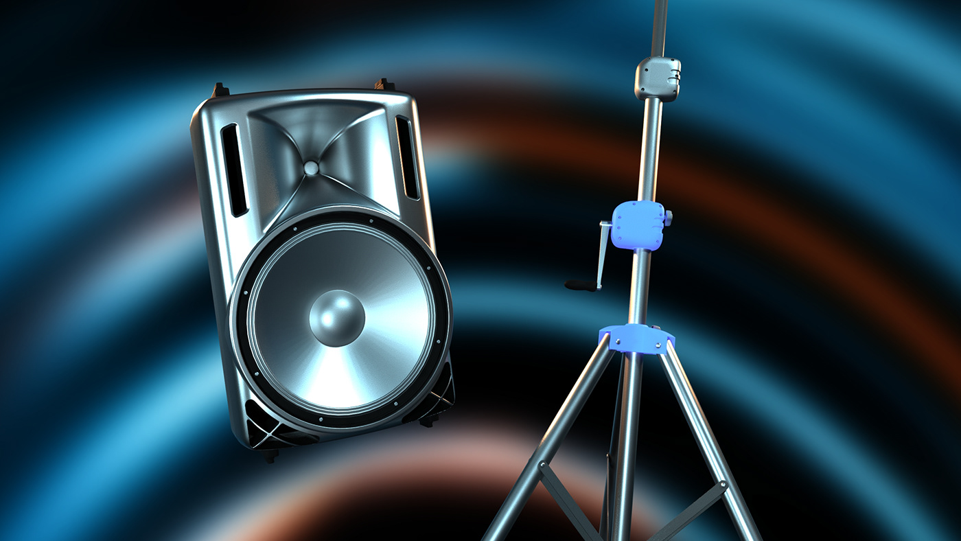3D 3ds max Arnold Render cd dj modern music Render rendering