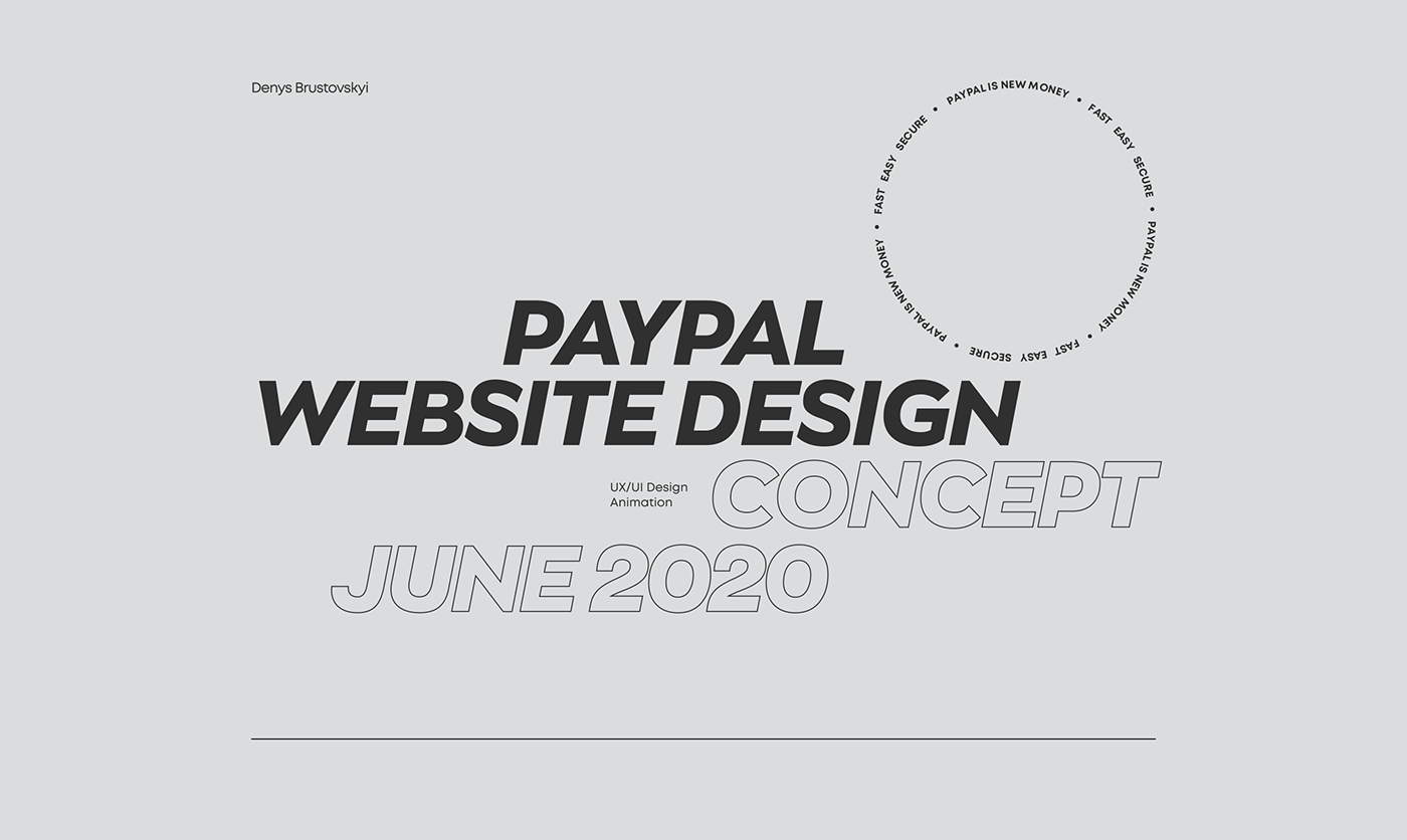 animation  corporate minimal mobile paypal Responsive ux/ui visual Webdesign Website