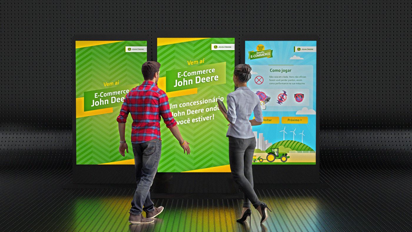 e-commerce game John Deere Unreal Engine instalation interactive Агро
