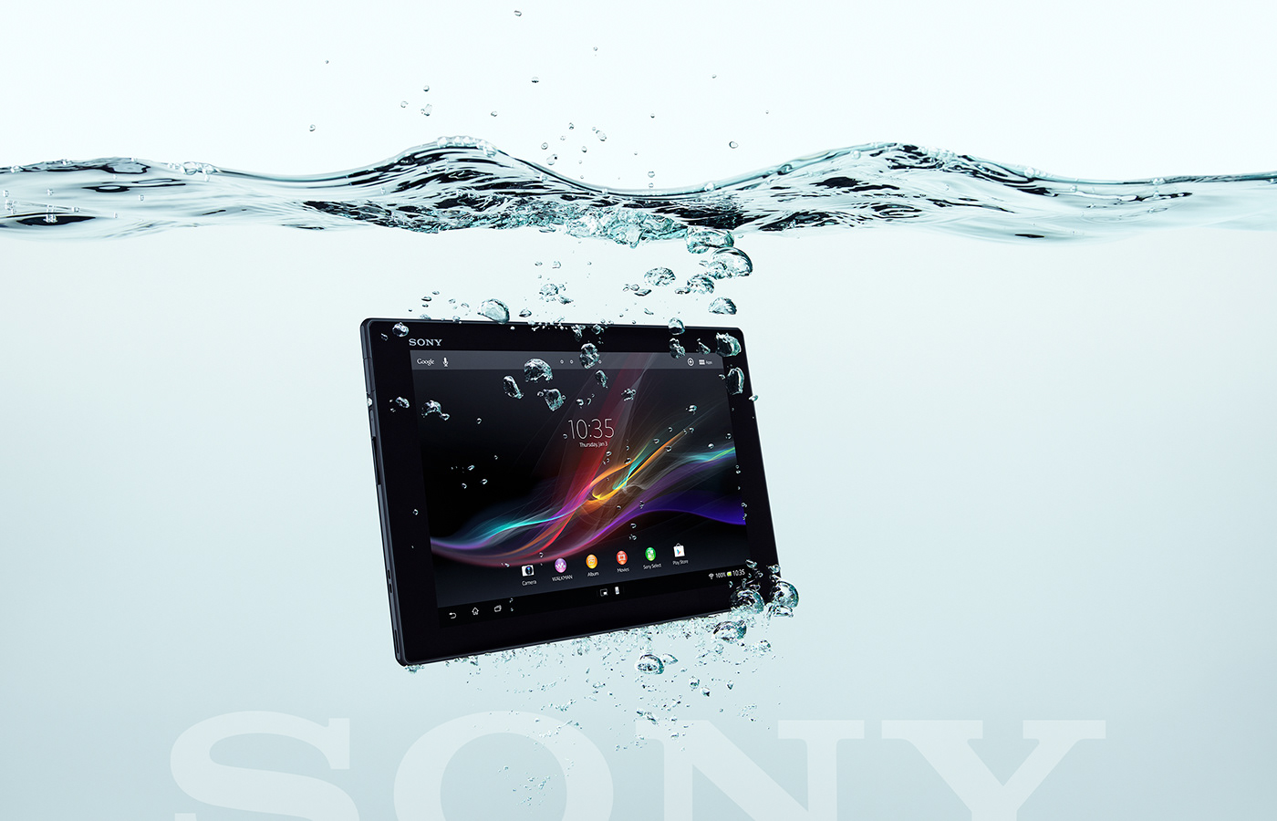 waterproof Sony tablet xperia