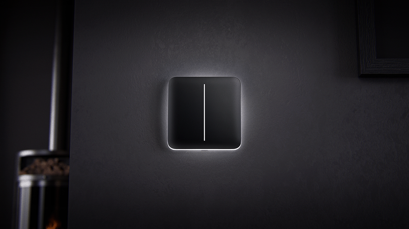 light switch Smart Home industrial design  product AJAX