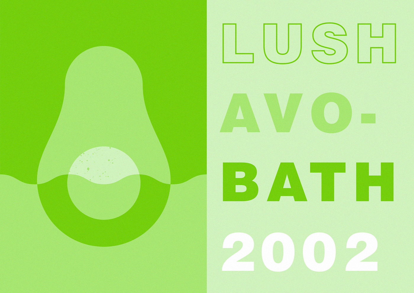 lush Cosmetic poster minimalist minimal bath Colourful  idendity italia