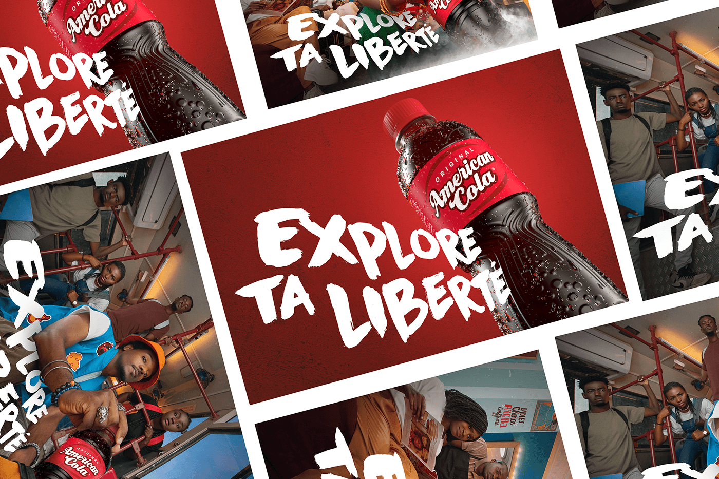 senegal africa Advertising  campaign drink campagne publicitaire print american cola