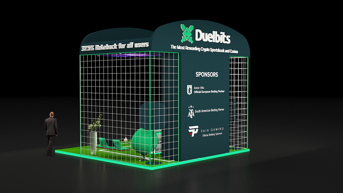 Stand booth 3D Event Exhibition  London Render Exhibition Design  booth design expo