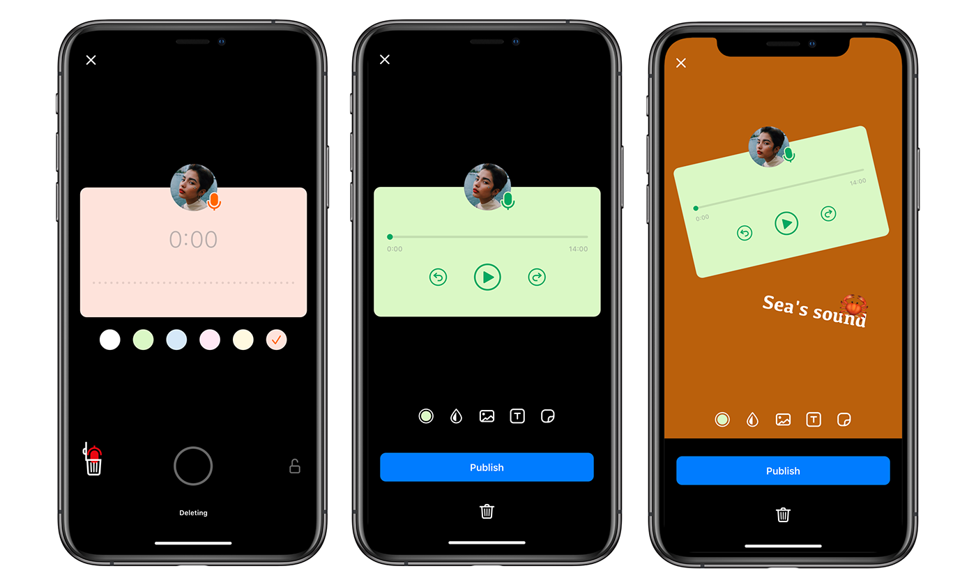 app facebook instagram ios 14 marcello di giovanni product design  redesign UI WhatsApp Whatsapp X