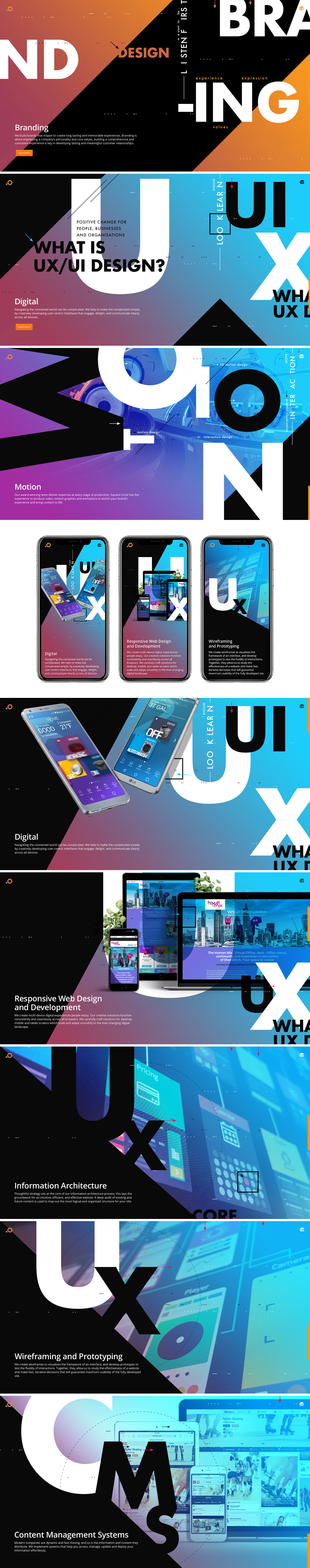 Webdesign ux UI graphic design  typography   Responsive case studies web site portfolio
