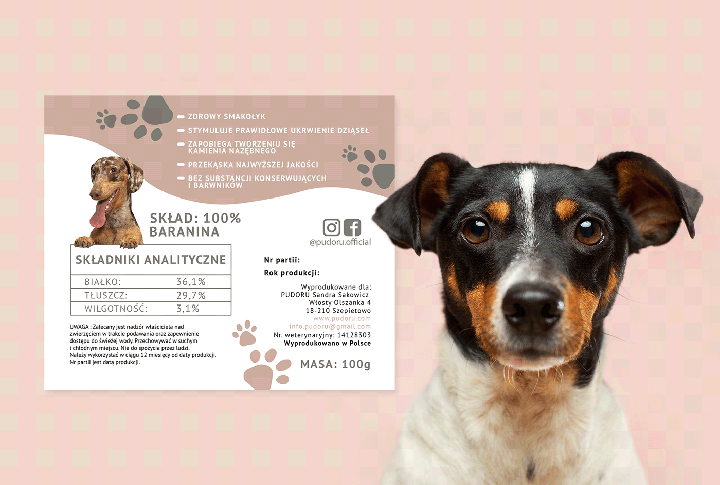 Label Packaging packaging design pet shop animal Labeldesign food design product design
