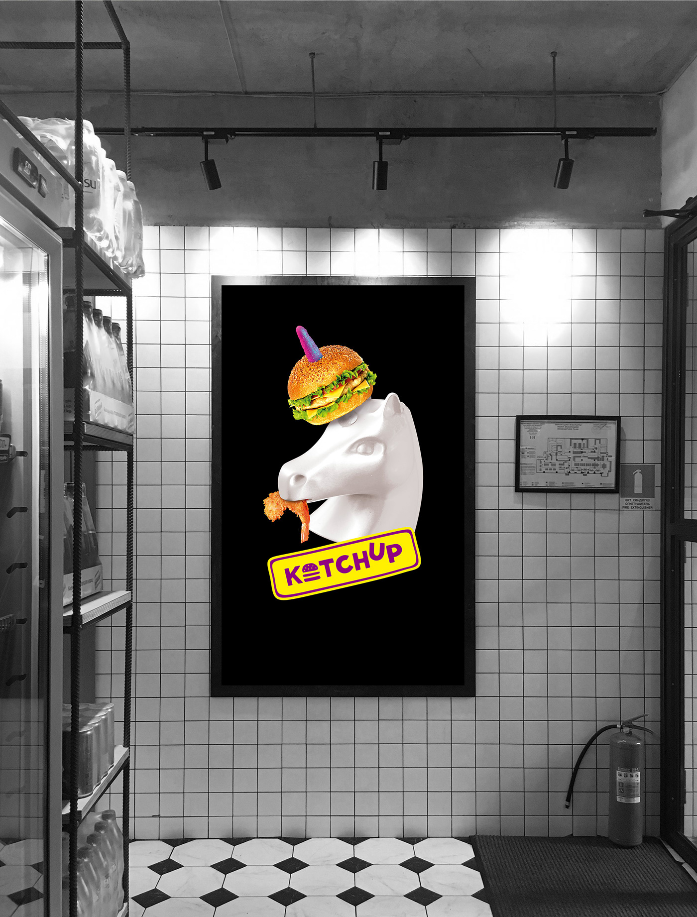 burger ketchup brandingalmaty designeralmaty almaty shrimps Burgers burgersidentity branding 