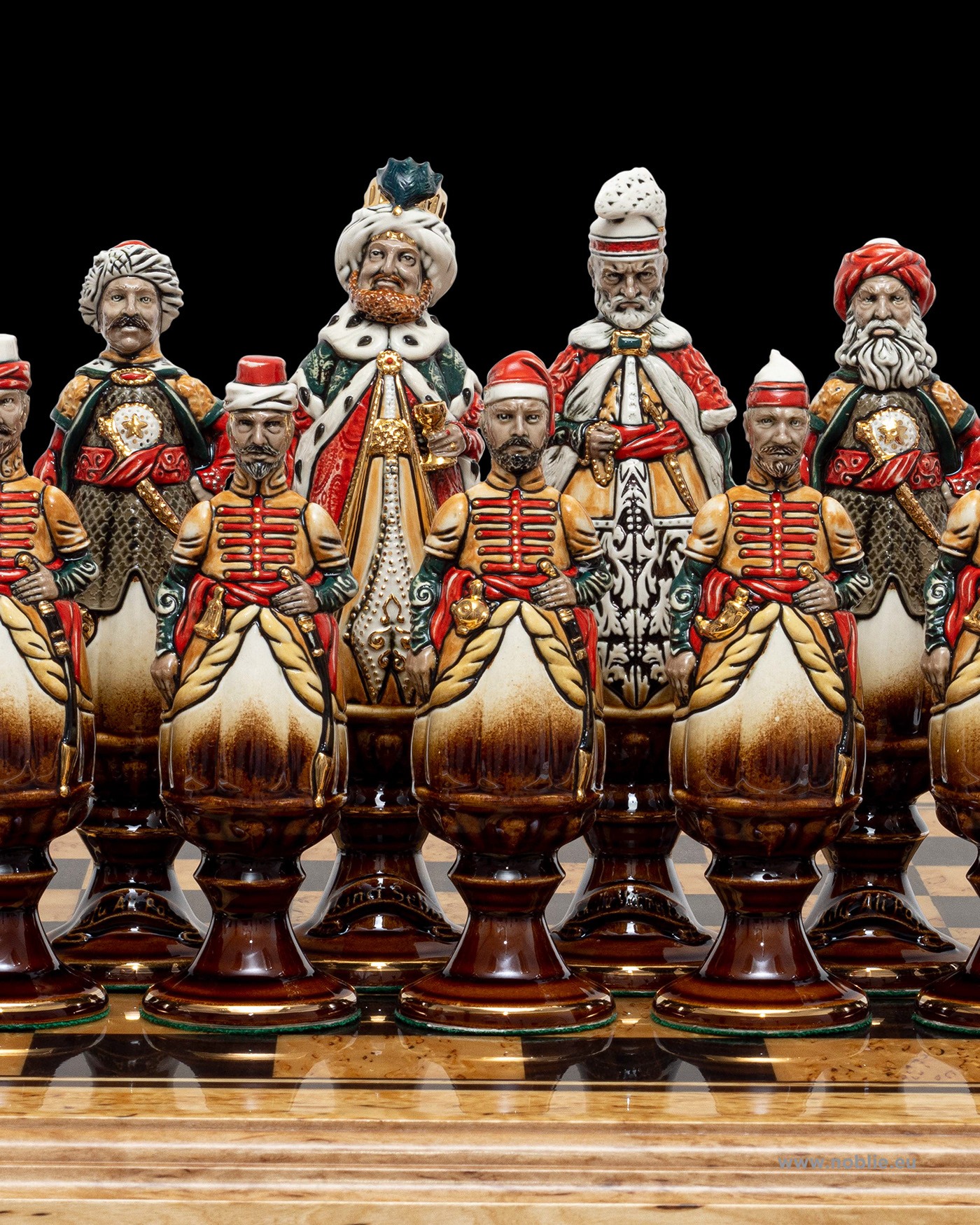 Noblie collectibles. Exclusive porcelain chess set.