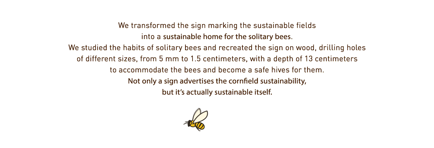 advert agricolture bees future green OOH solitarybees Sustainability