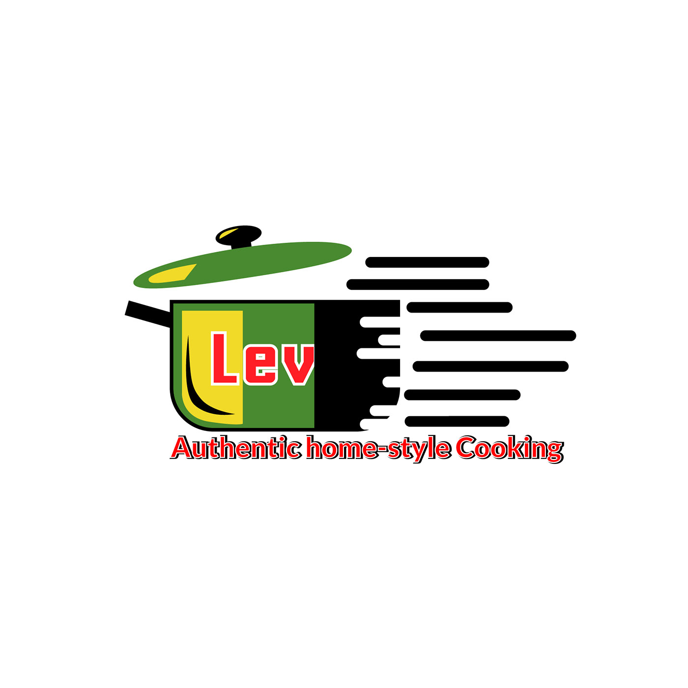 Food  cooking logo delevire Delivery Food Driving bus creative