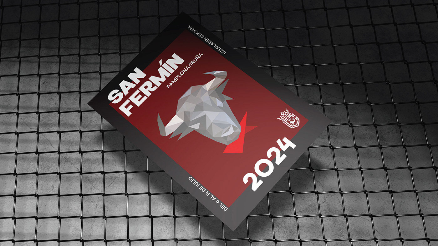 San Fermin Campaña Poster Design Advertising  pamplona poster toro carteleria publicitaria san fermines
