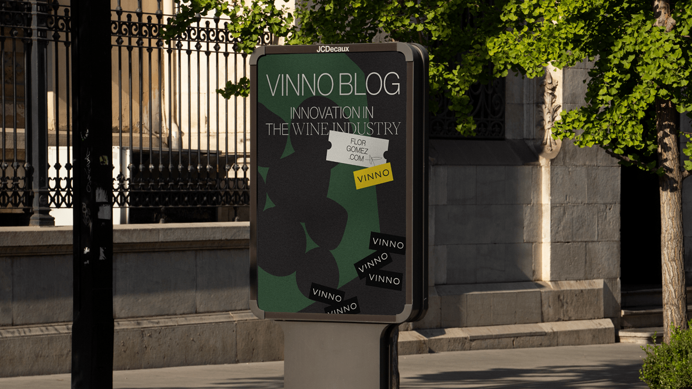 brand identity winery wine vino social media visual identity Brand Design VINNO