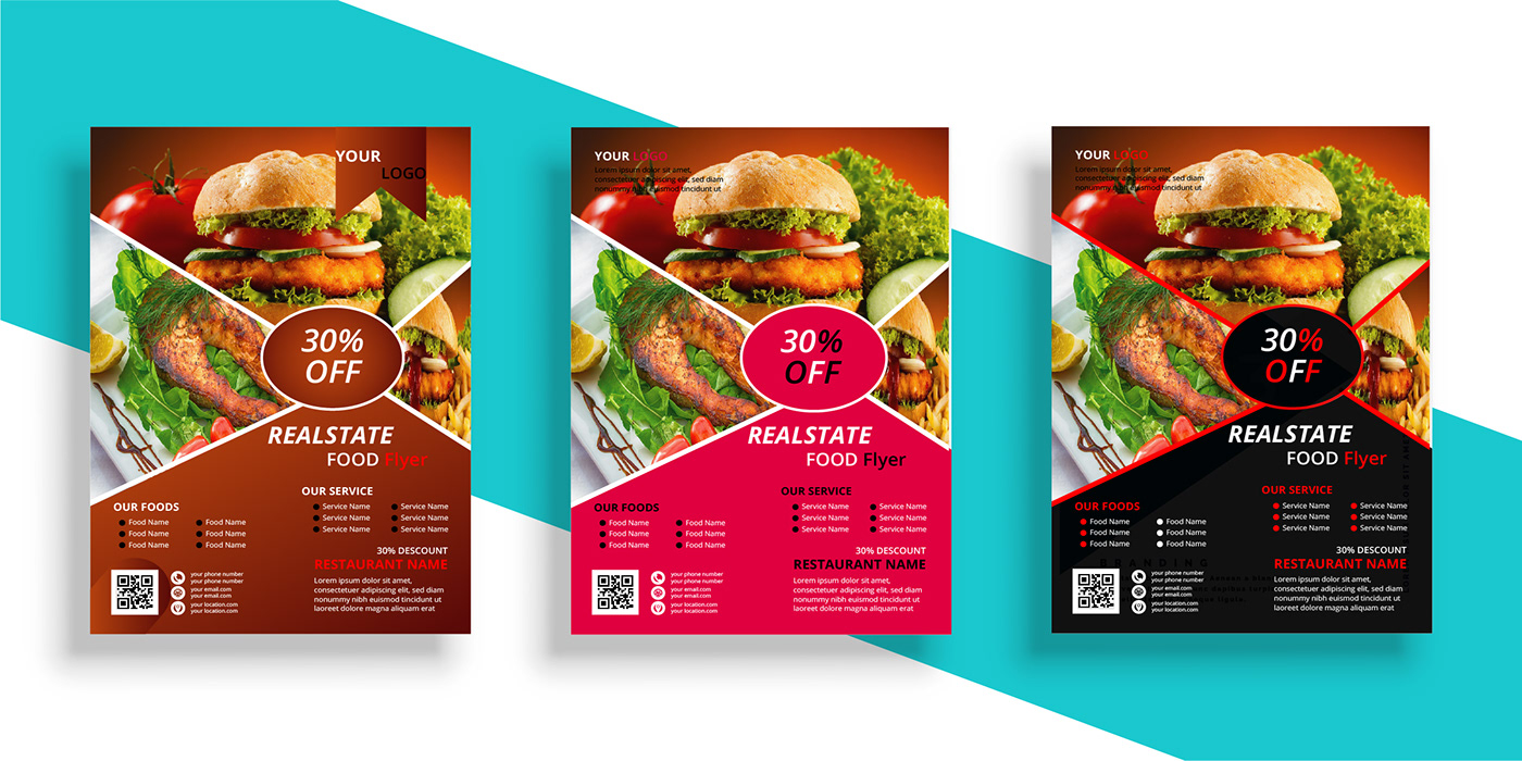 Restaurant flyer Design Flyer Design Restaurant menu card business flyer corporate flyer