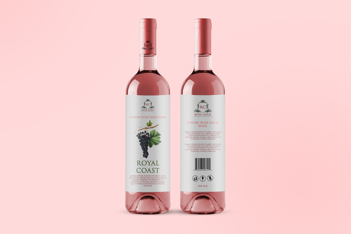 wine wine label Label Mockup branding  bottle label design freebie Packaging packaging design product