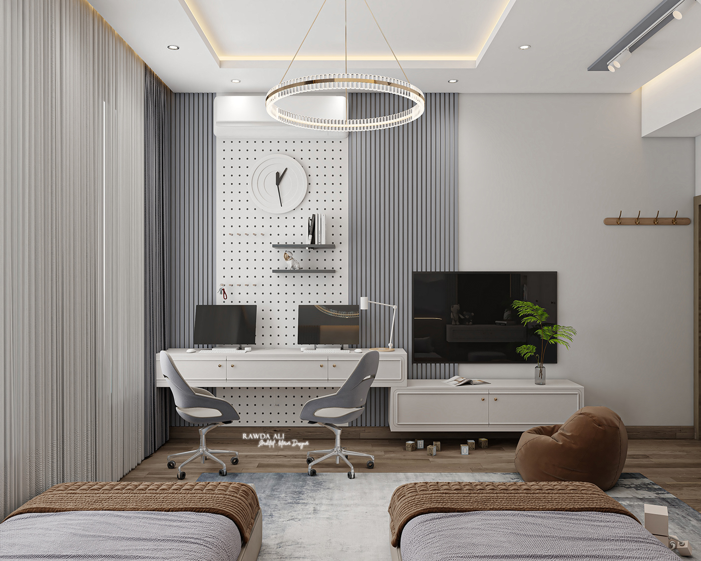 bed interior design  Render visualization 3ds max 3dmodeling 3Ddesigner 3dvisualizer 3drendering interiordesign