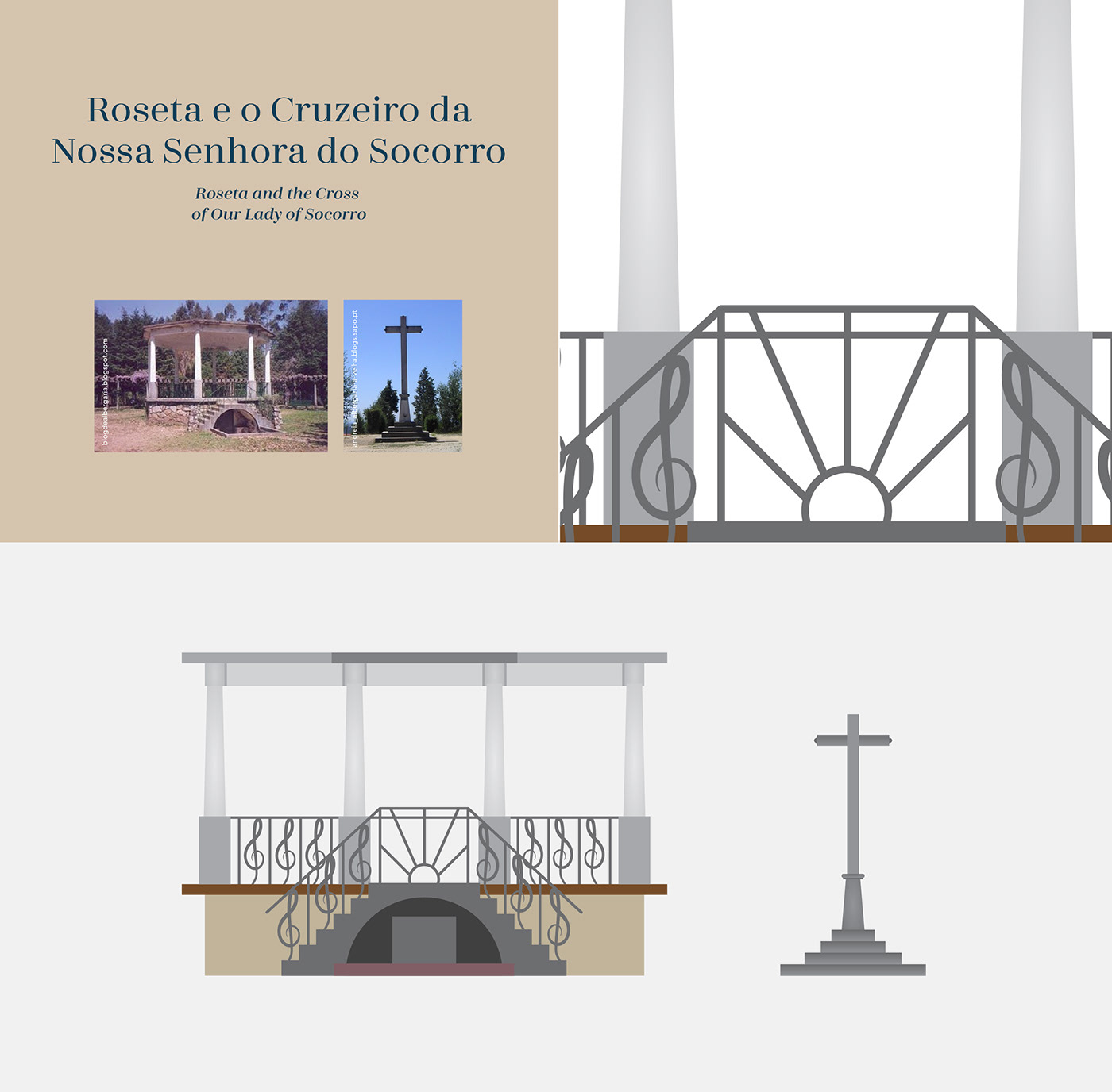 city places monuments architecture ILLUSTRATION  vector Albergaria Portugal graphic buildings