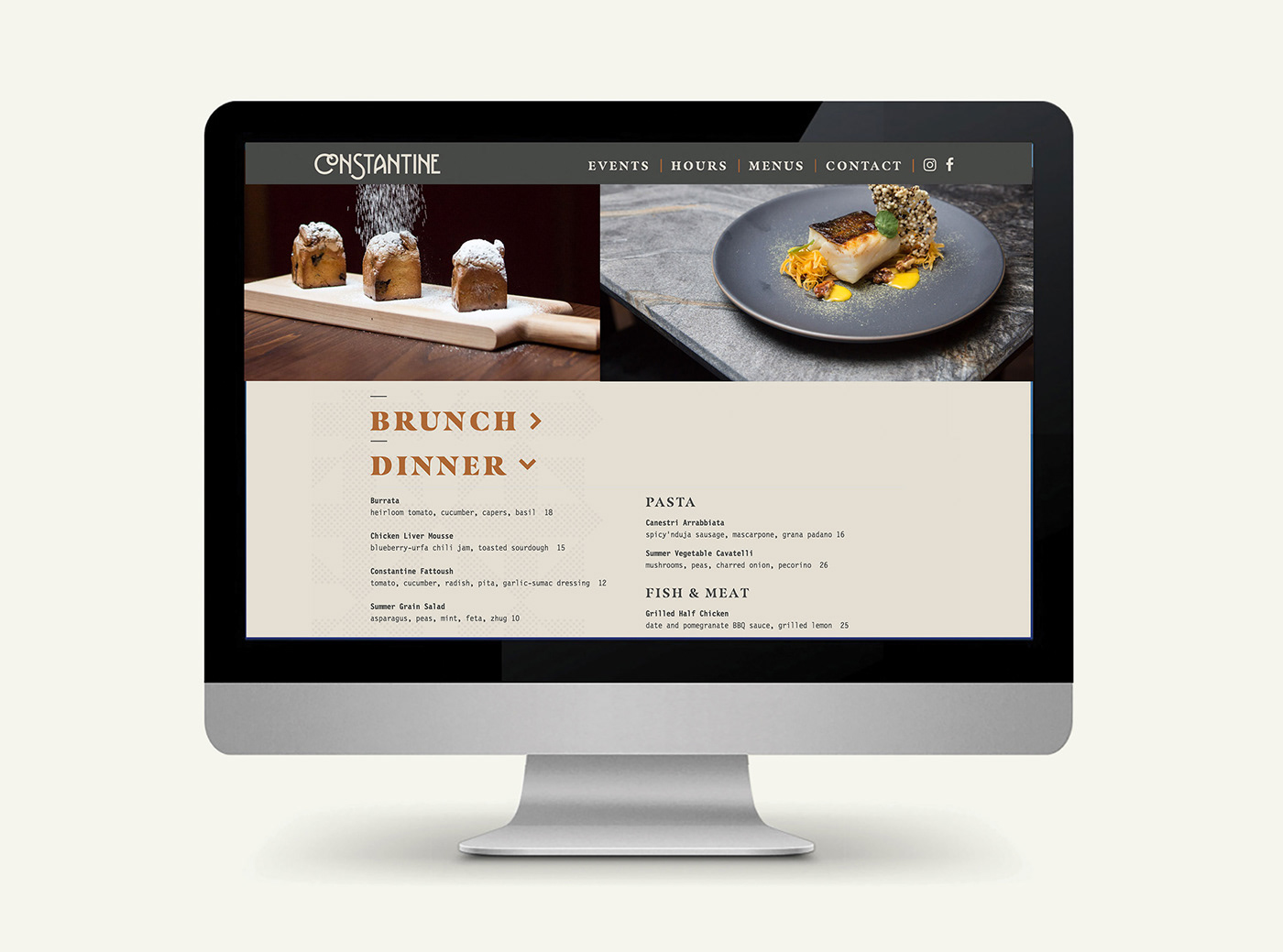 chad roberts design Custom Lettering hospitality design MENU PRESENTATION Restaurant Branding Restaurant Website toronto design studio toronto restaurant