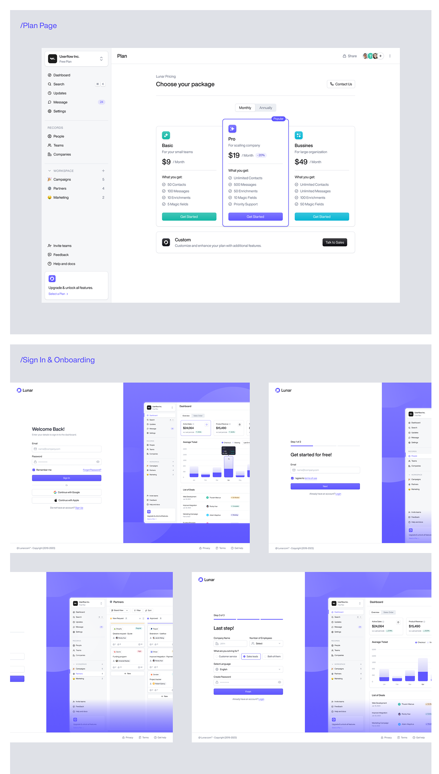 Web Design  Figma ui design UX design CRM SAAS web app dashboard marketing   design
