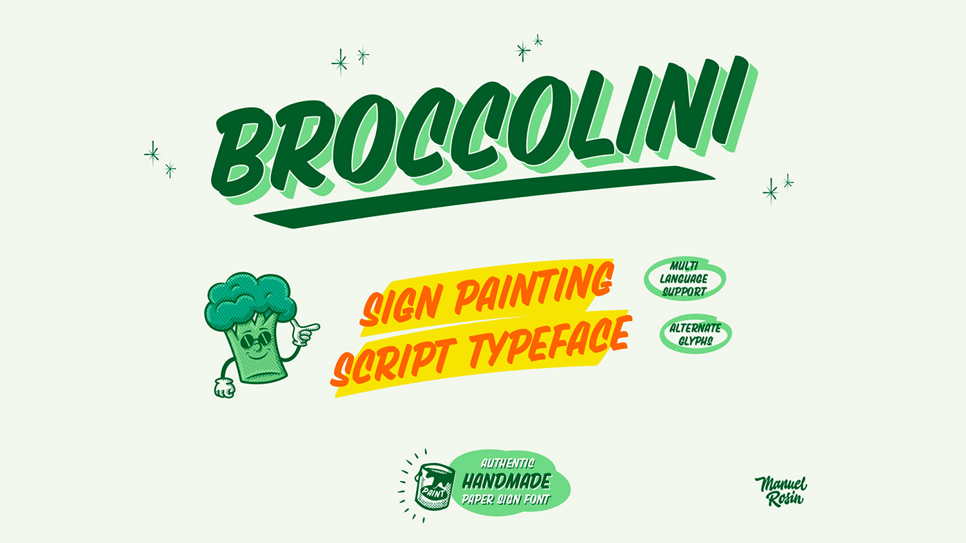 Broccolini Typeface