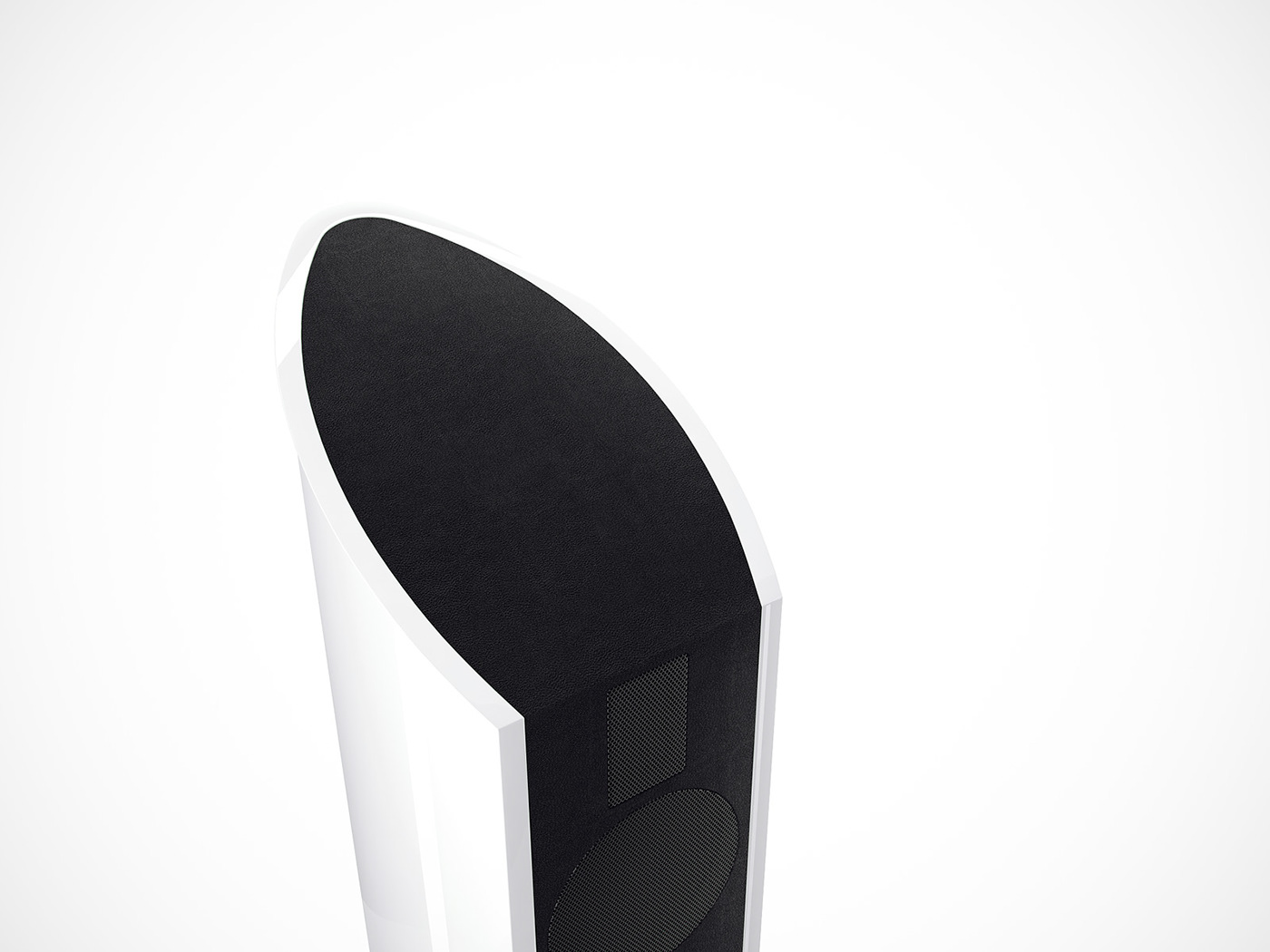 3D CGI CG speaker piega Render Classic White light FLOOR wood