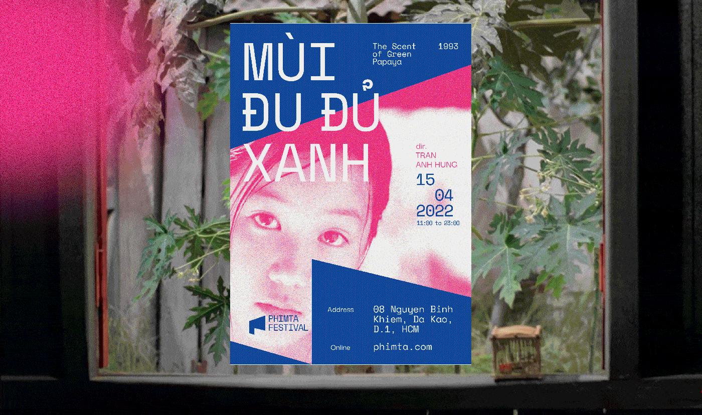 festival visual identity editorial book Layout magazine vietnam print gradient
