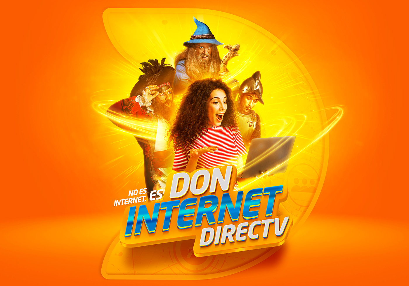 DirecTV Grey colombia Internet AT&T / DirecTV AT&T net ads print Advertising  retouch