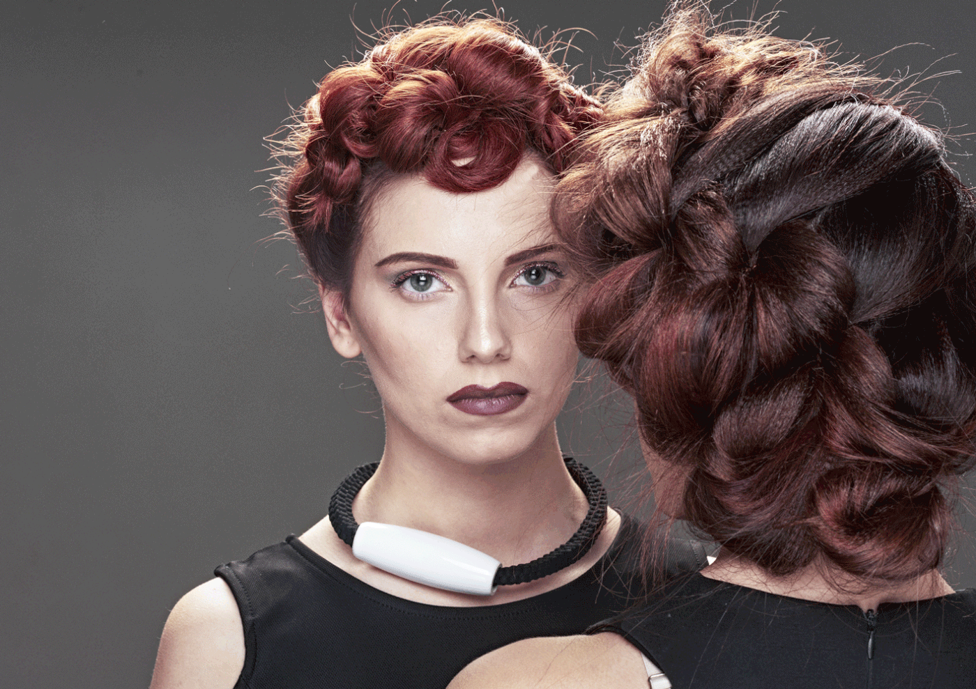 retouch moda Fashion  hair Style retouching  hairstyling inspire Photography  redhair